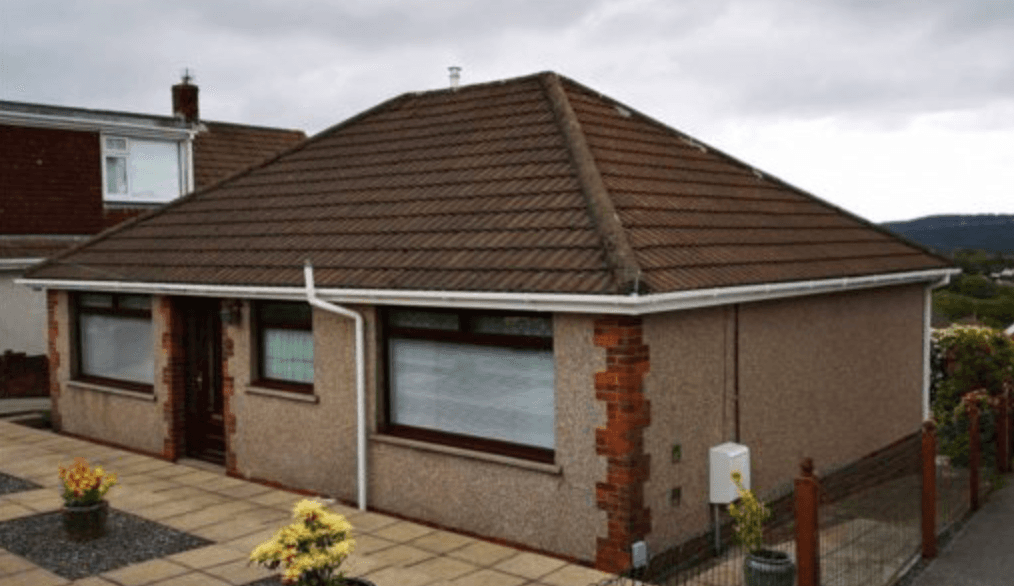 Property before ProPERLA Façade Coating - QES Exteriors project